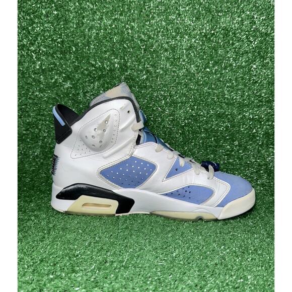 Nike Air Jordan 6 Retro University Blue UNC White Black Mens Size 9.5 CT8529-410 - Picture 5 of 11